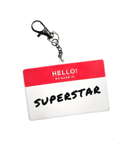 NAME TAG KEYCHAIN